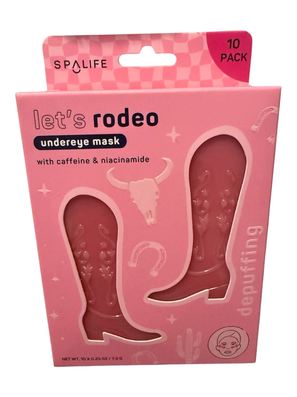 SpaLife Let's Rodeo Pink Undereye Mask - 10 Pack